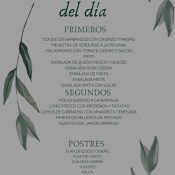 Menú diario